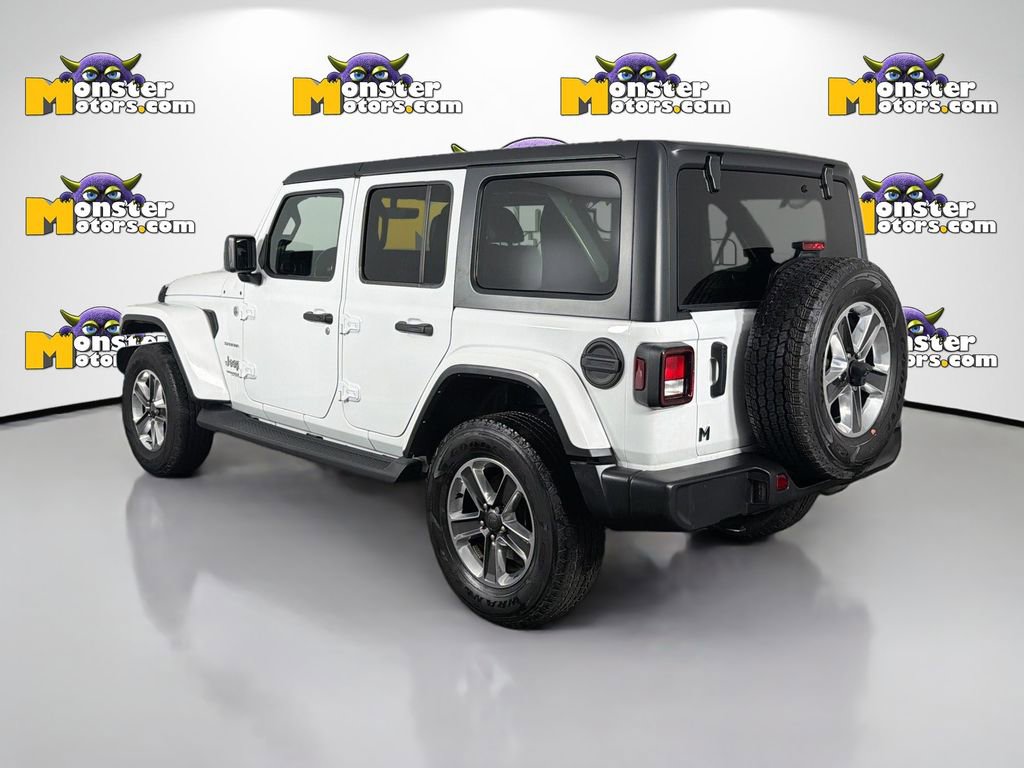 Used 2021 Jeep Wrangler Unlimited Sahara w/ Uconnect 4C Nav & Sound Group AWD/4WD image 7
