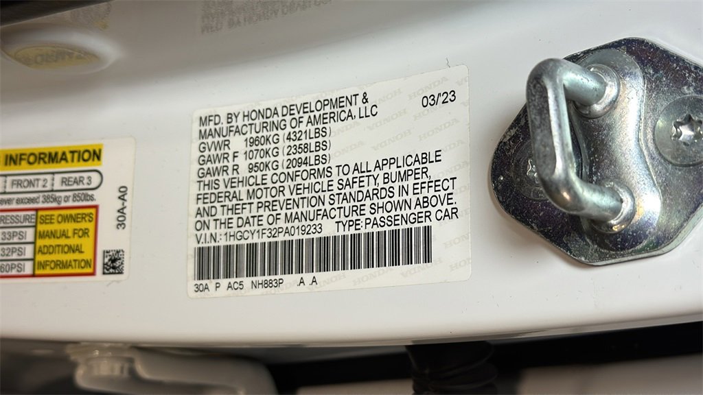 Used 2023 Honda Accord EX image 33