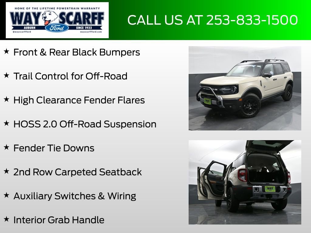 New 2025 Ford Bronco Sport Outer Banks w/ Sasquatch Outer Banks Package image 24