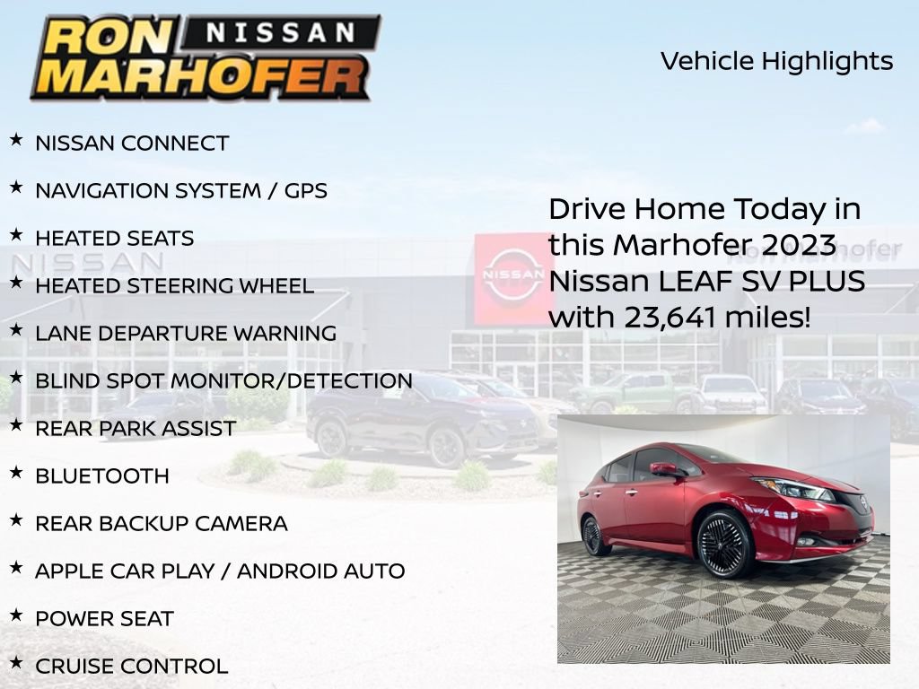 Used 2023 Nissan Leaf SV Plus FWD image 15