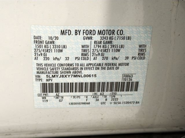 Used 2021 Lincoln Aviator Grand Touring w/ Equipment Group 302A image 28