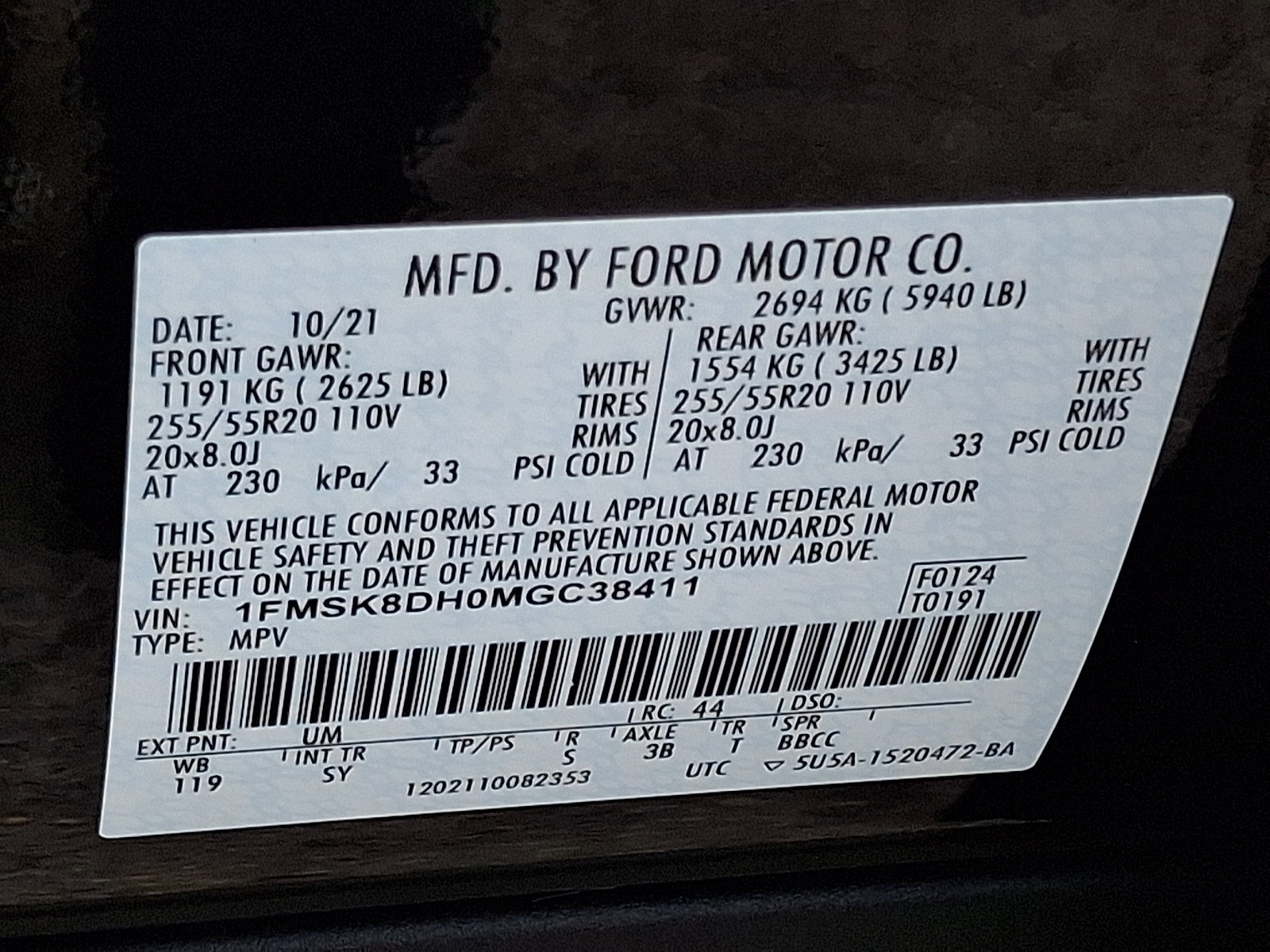 Used 2021 Ford Explorer XLT w/ Equipment Group 202A image 26