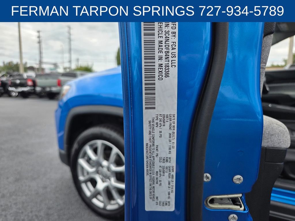 Used 2022 Jeep Compass Latitude w/ Sun and Sound Group AWD/4WD image 23