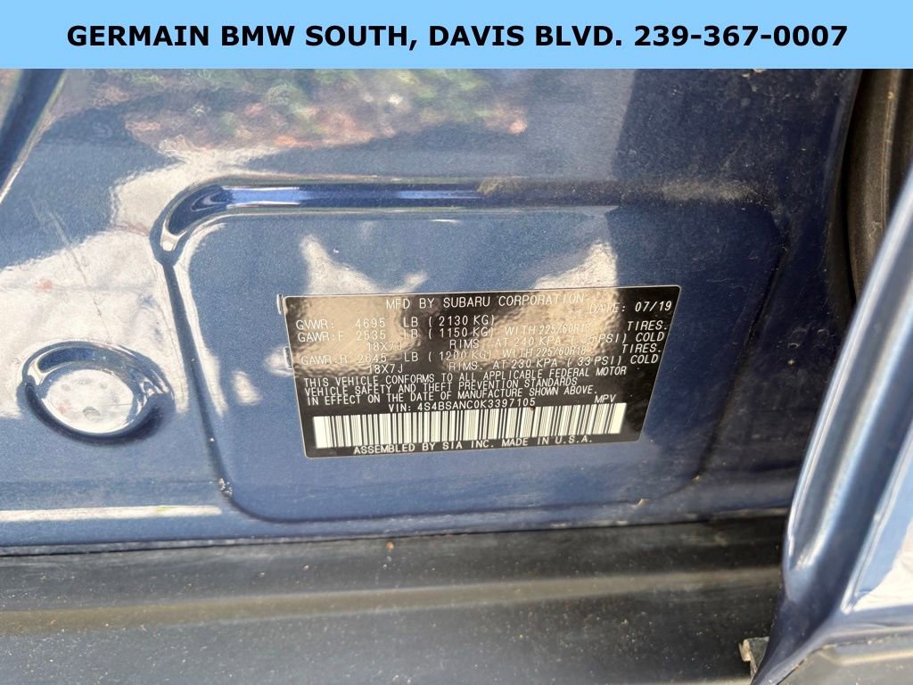 Used 2019 Subaru Outback 2.5i Limited w/ Popular Package #2 image 15