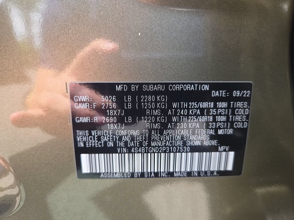 Used 2023 Subaru Outback Limited XT w/ Popular Package #2 AWD/4WD image 30