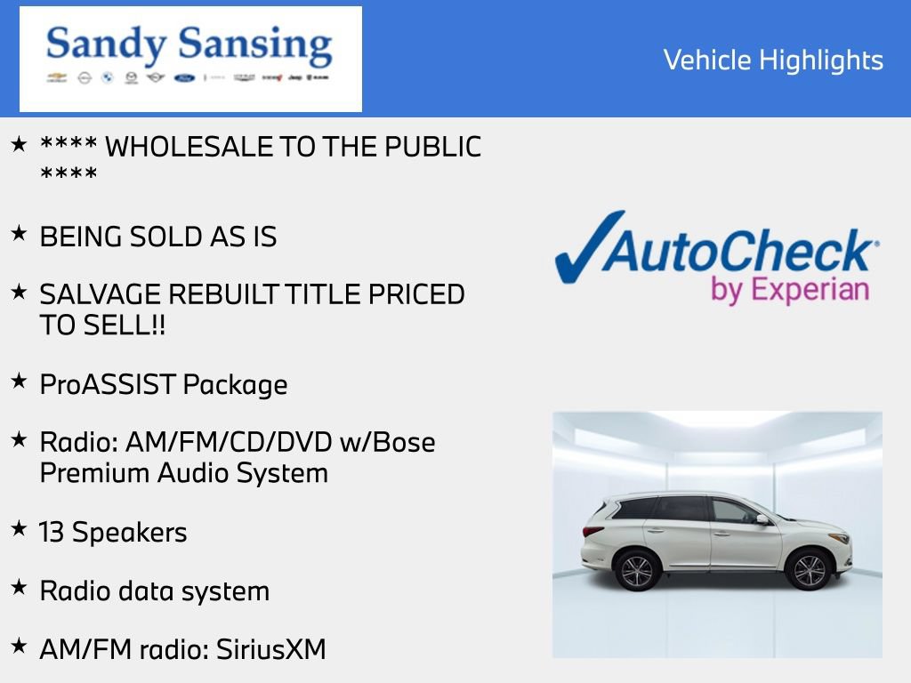 Used 2019 INFINITI QX60 Luxe w/ Essential Package FWD image 7