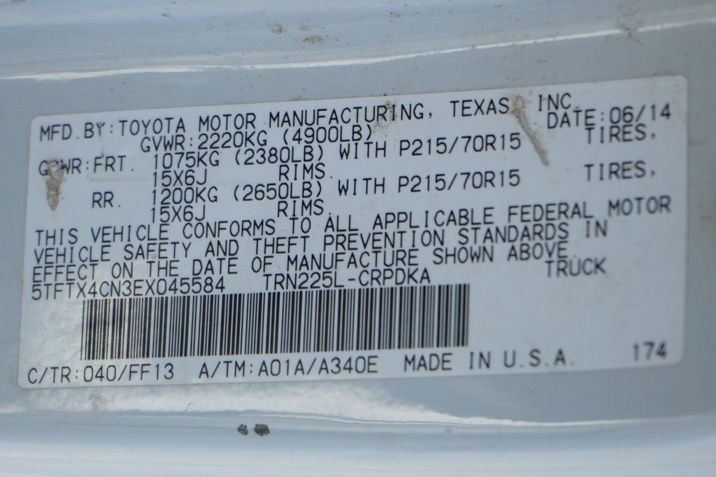 Used 2014 Toyota Tacoma 2WD Access Cab w/ Convenience Package image 42