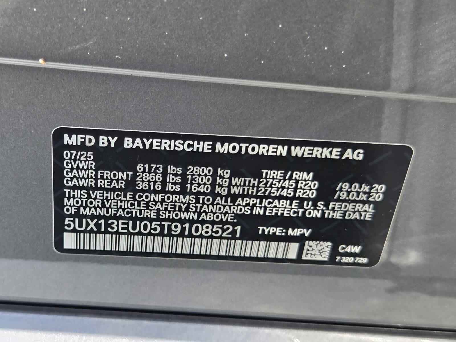 Certified 2026 BMW X5 sDrive40i w/ M Sport Package RWD image 21