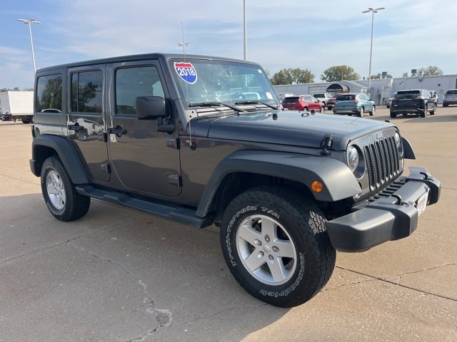 Used 2018 Jeep Wrangler Unlimited Sport S