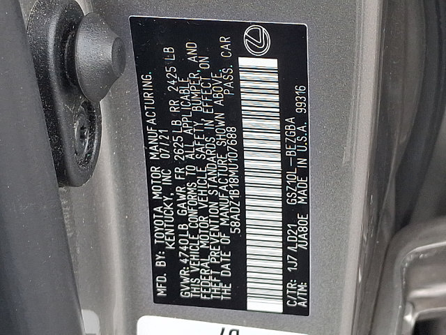 Used 2021 Lexus ES 350 w/ Premium Package FWD image 27