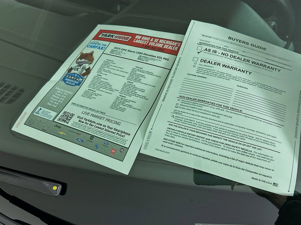 Used 2023 GMC Sierra 1500 Elevation image 15