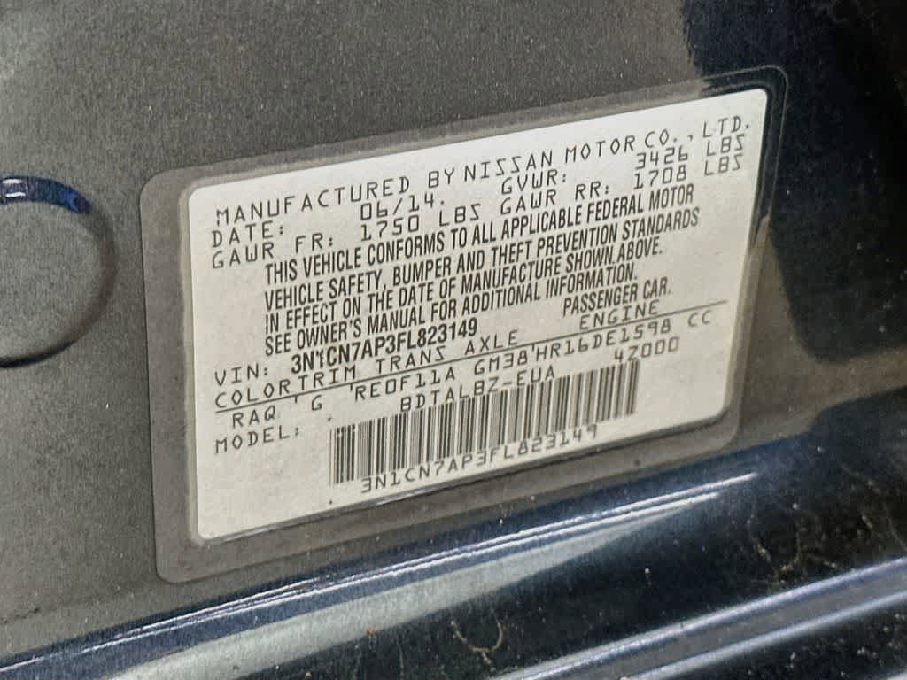 Used 2015 Nissan Versa SV FWD image 21