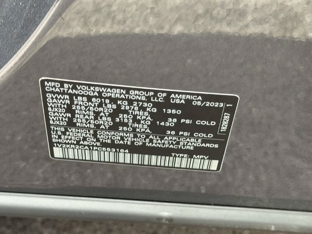 Certified 2023 Volkswagen Atlas SE w/ Panoramic Sunroof Package AWD/4WD image 19