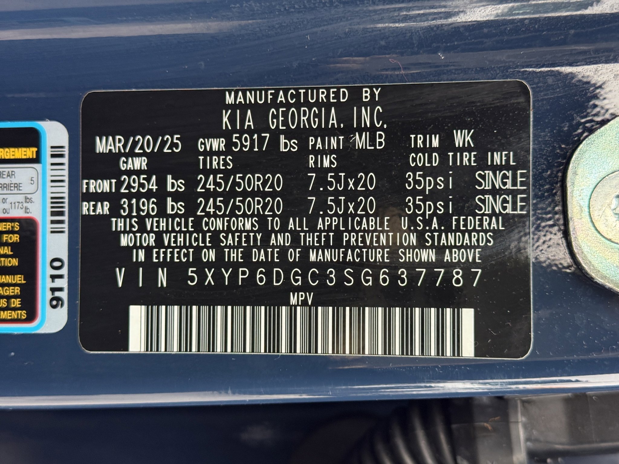 Used 2025 Kia Telluride S image 30