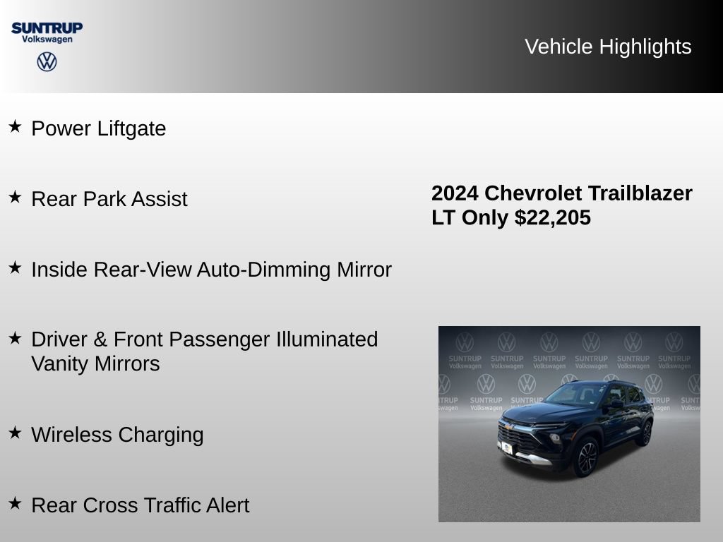 Used 2024 Chevrolet TrailBlazer LT w/ Convenience Package AWD/4WD image 24