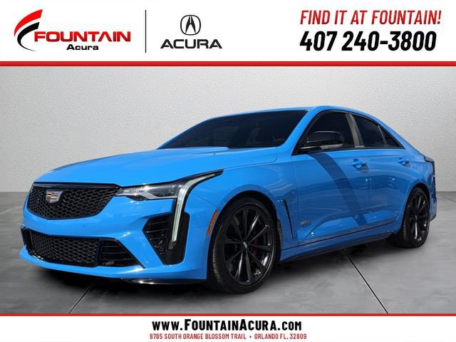 Used 2023 Cadillac CT4 V Blackwing w/ Technology Package RWD image 1