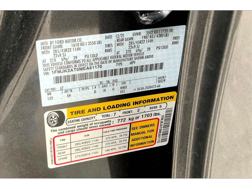 Used 2021 Ford Expedition Max Limited AWD/4WD image 35