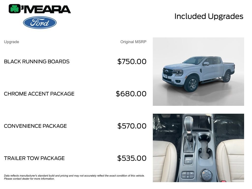 Used 2025 Ford Ranger Lariat w/ Chrome Accent Package image 4