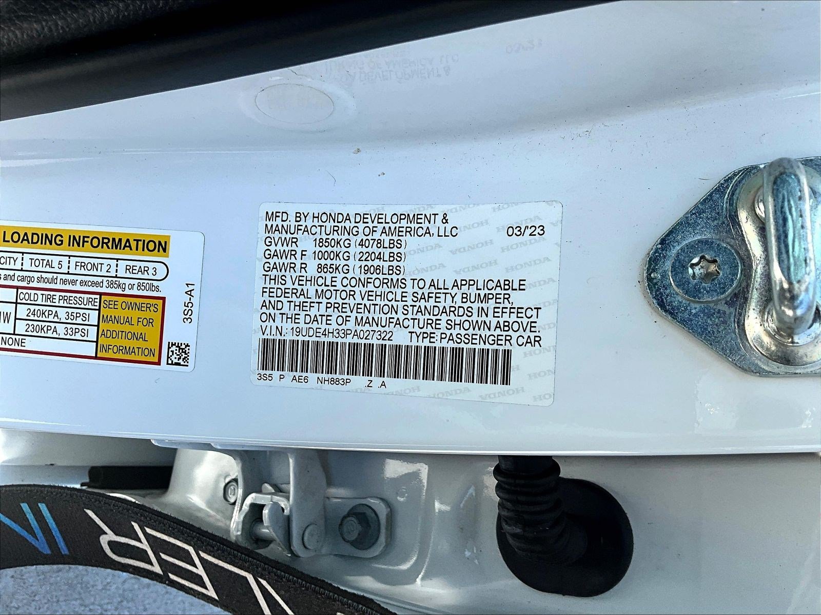 Certified 2023 Acura Integra A-Spec FWD image 19