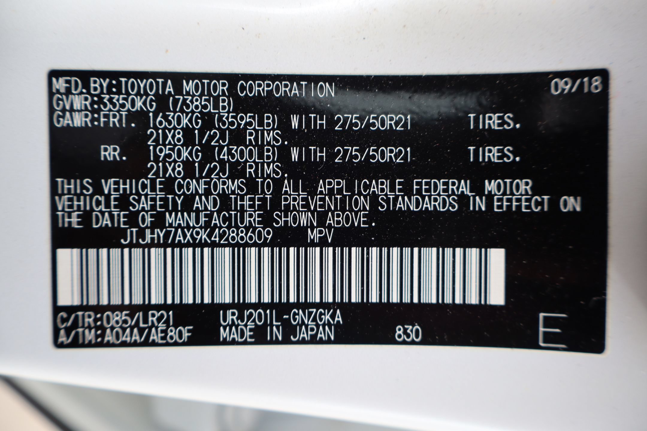 Used 2019 Lexus LX 570 4WD w/ Luxury Package image 36