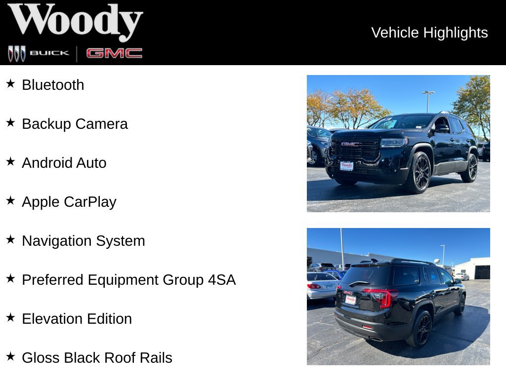 Certified 2023 GMC Acadia SLT w/ Elevation Edition AWD/4WD image 3