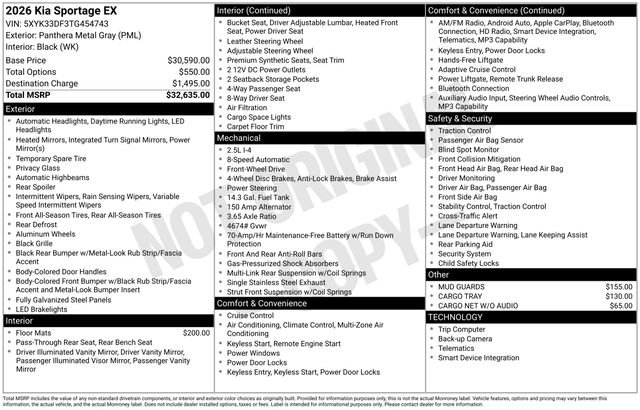 New 2026 Kia Sportage EX FWD image 31
