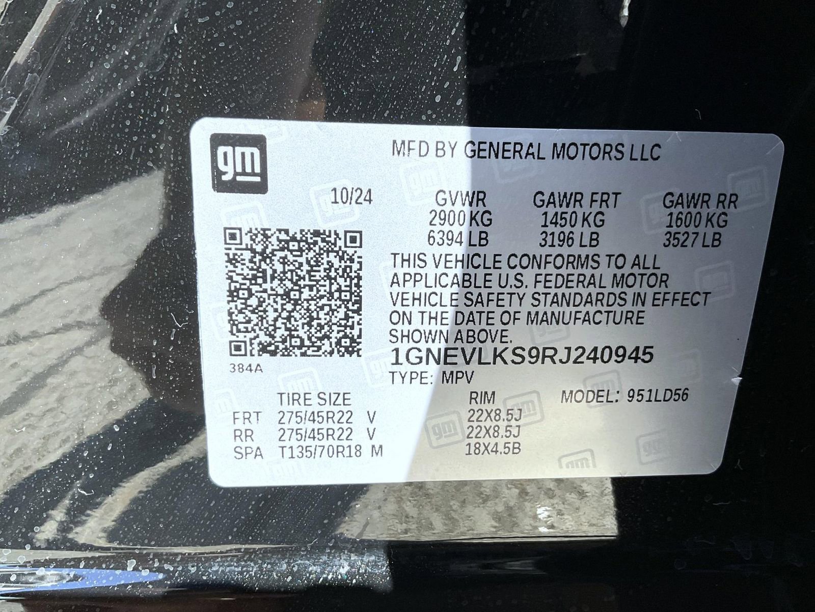 Certified 2024 Chevrolet Traverse RS w/ LPO, Floor Liner Package image 26