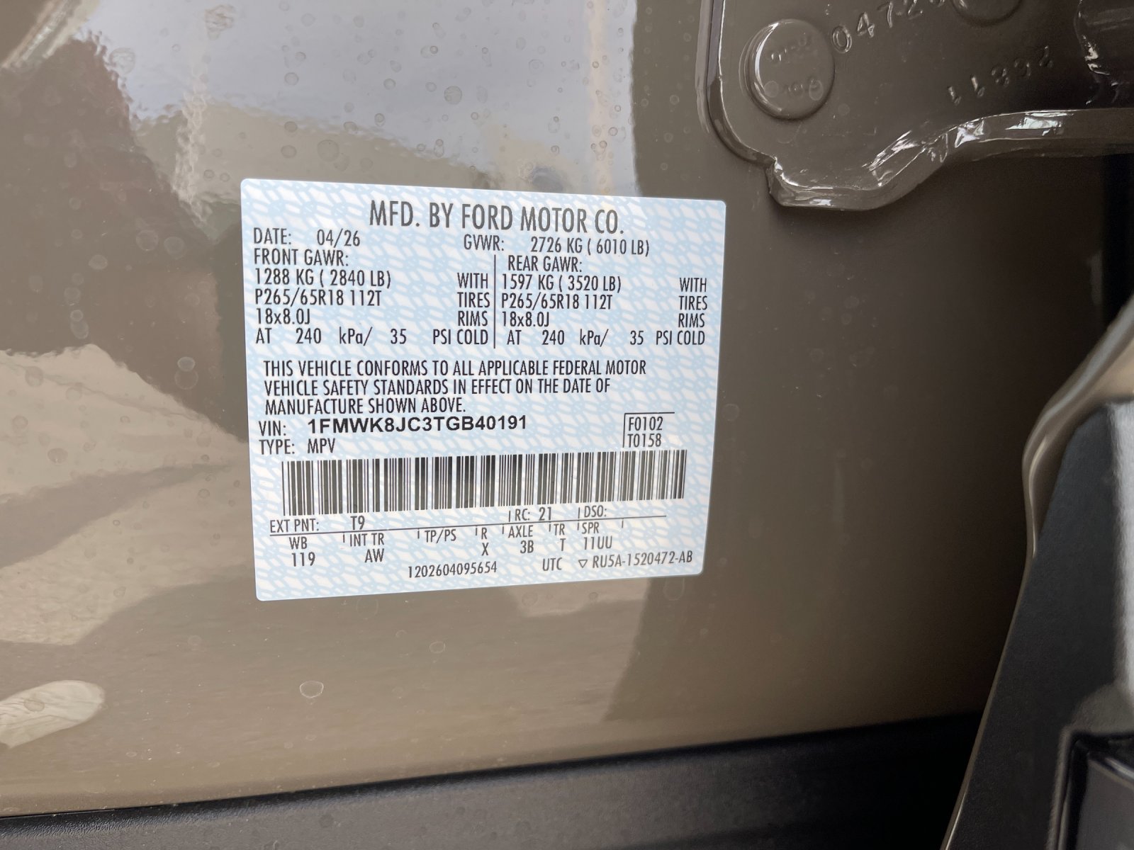 New 2026 Ford Explorer Tremor w/ Tremor Ultimate Package AWD/4WD image 33
