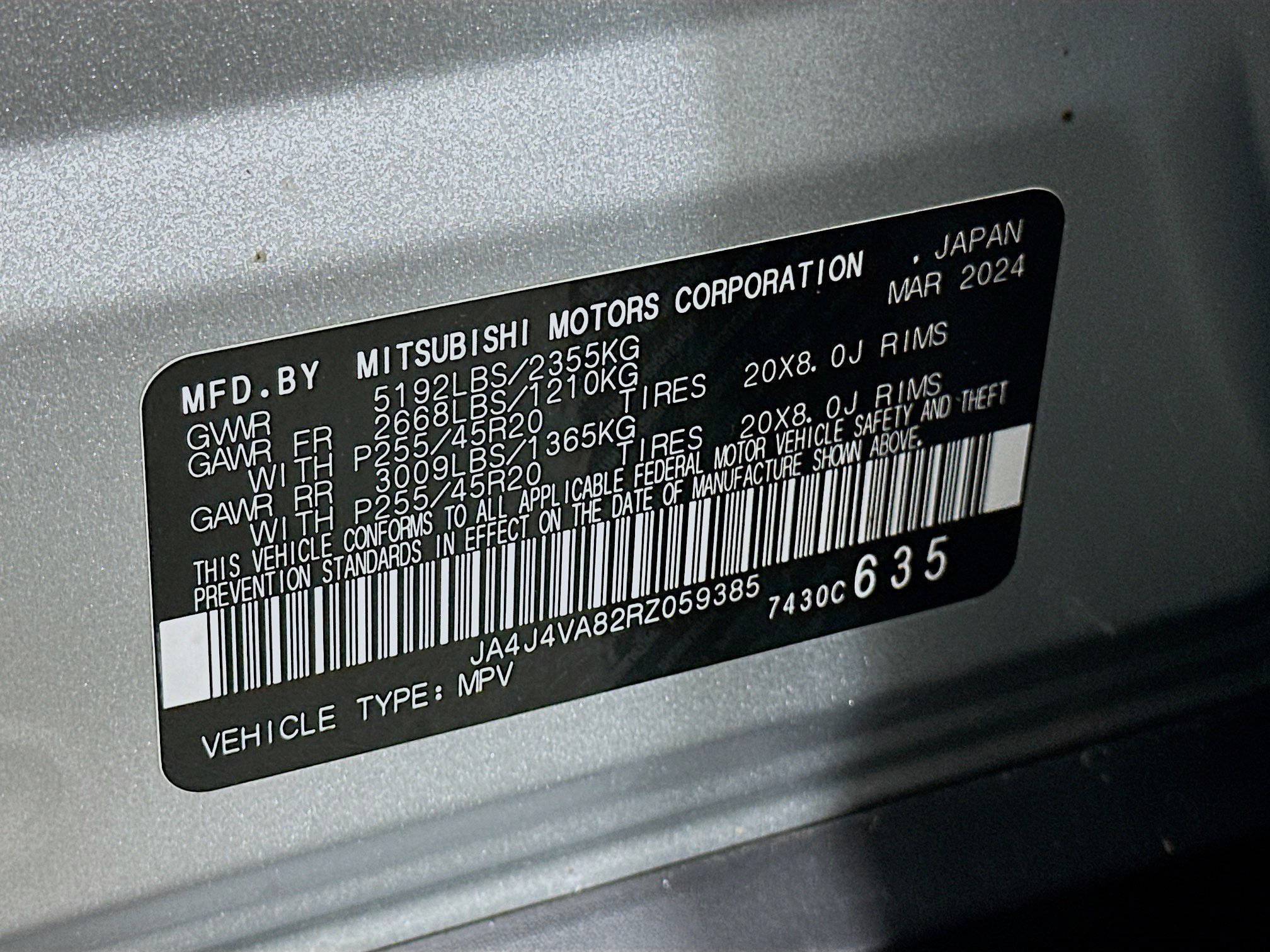 Used 2024 Mitsubishi Outlander SE AWD/4WD image 12