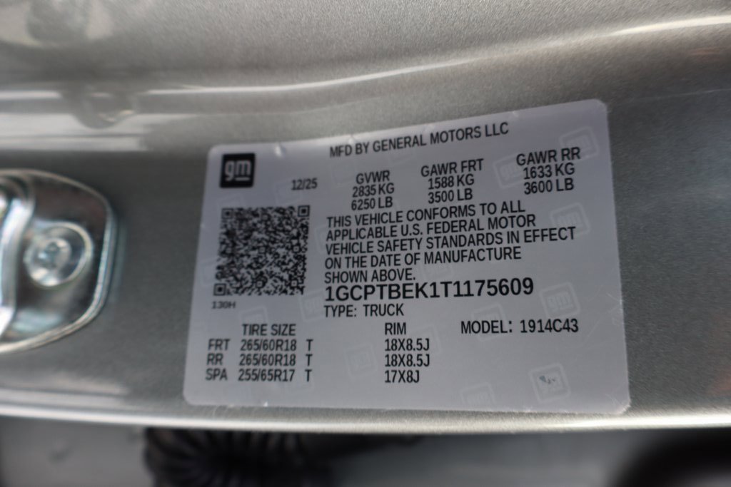 New 2026 Chevrolet Colorado W/T w/ WT Custom Package image 23