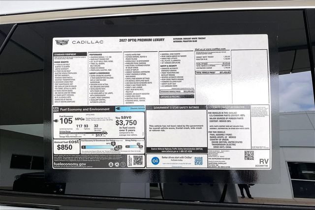 New 2027 Cadillac Optiq Premium Luxury RWD image 15