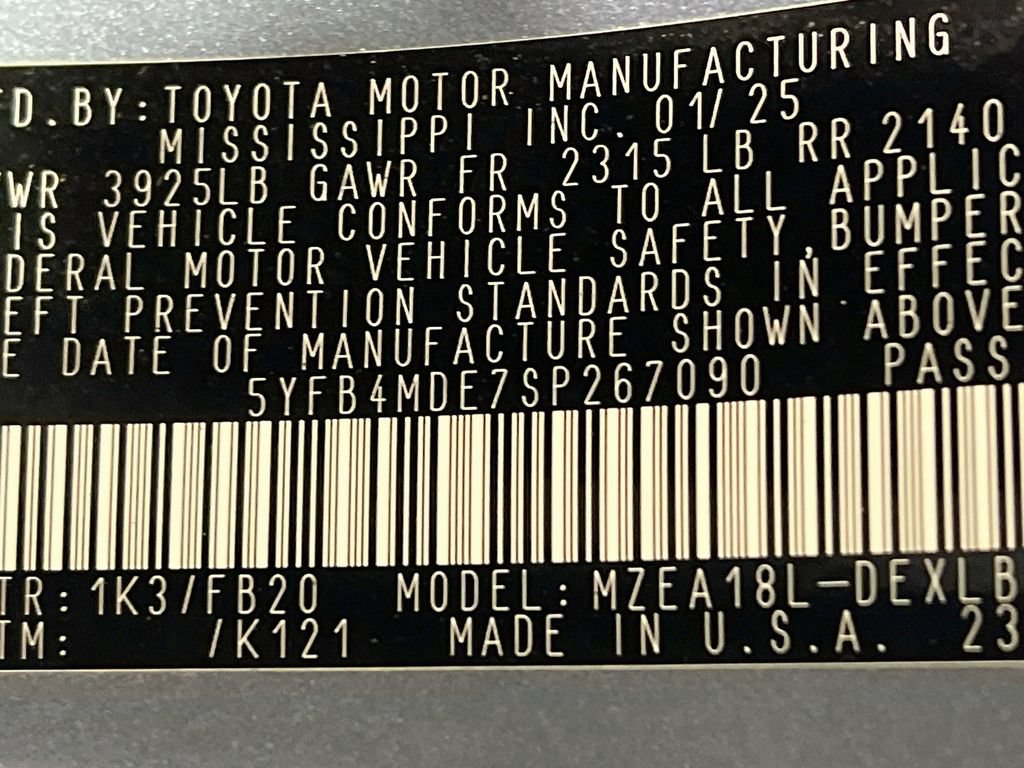 Certified 2025 Toyota Corolla LE FWD image 26