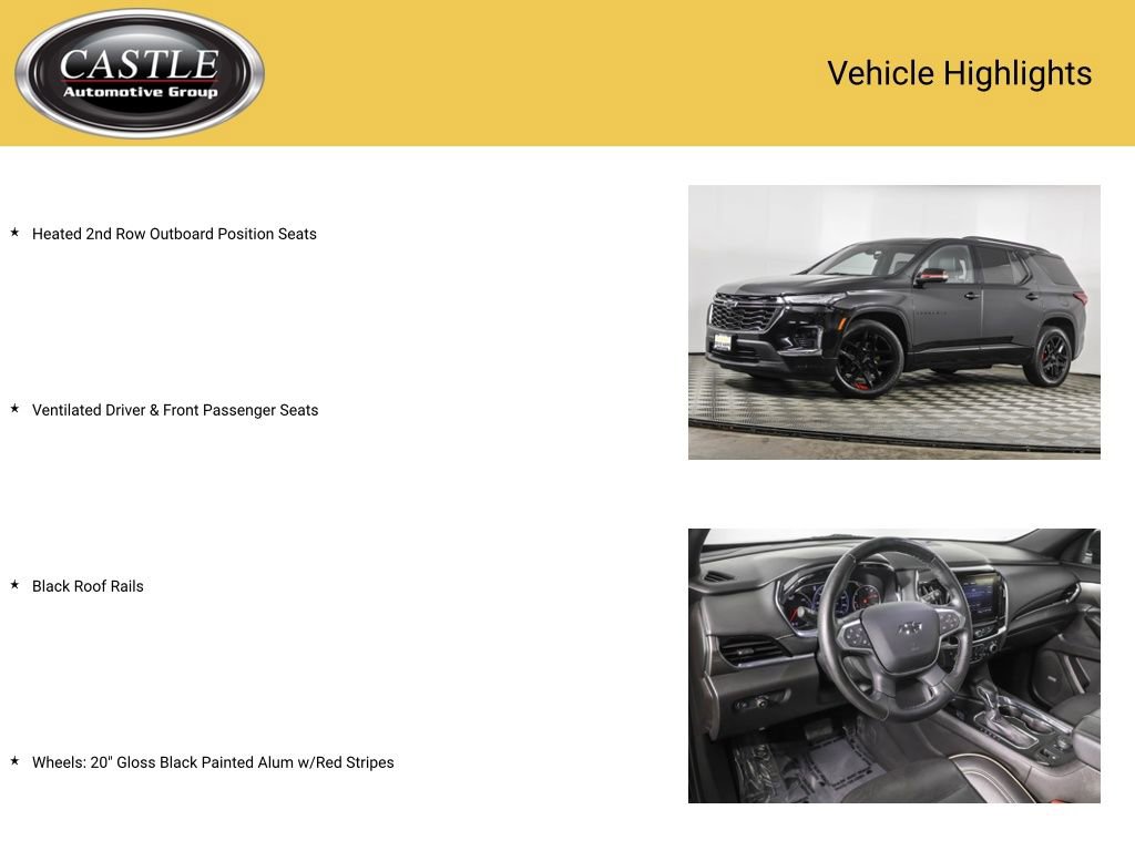 Used 2023 Chevrolet Traverse Premier w/ Redline Edition AWD/4WD image 8