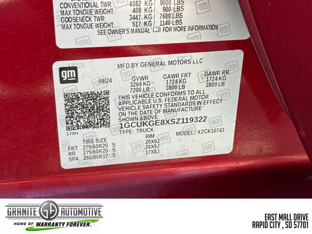 Used 2025 Chevrolet Silverado 1500 LTZ AWD/4WD image 30