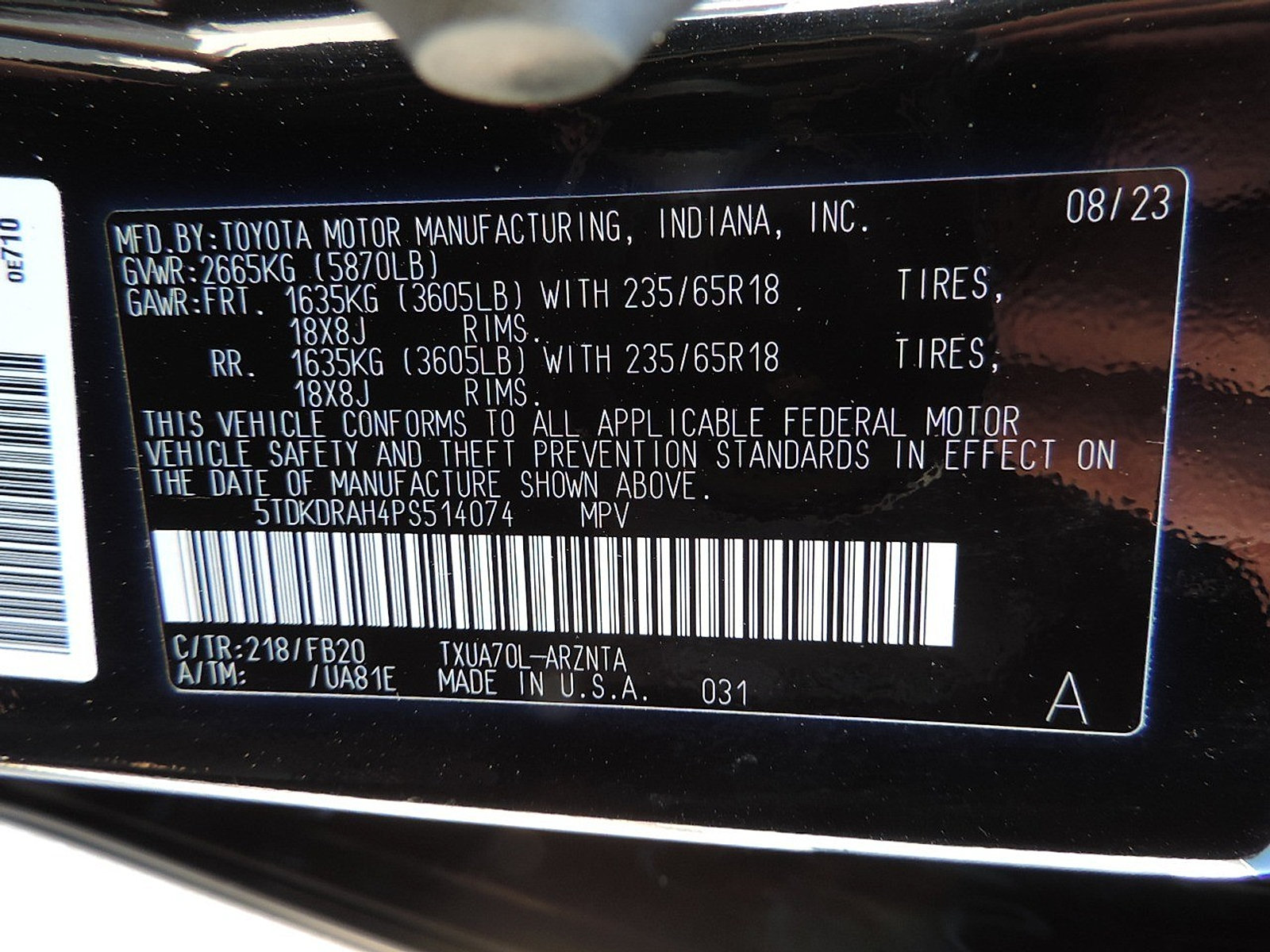 Used 2023 Toyota Highlander LE FWD image 12