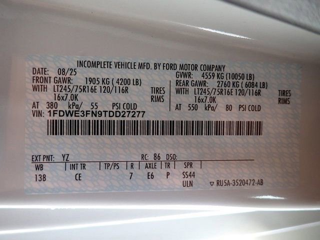 New 2026 Ford E-350 and Econoline 350 Super Duty w/ Power Equipment Group RWD image 18