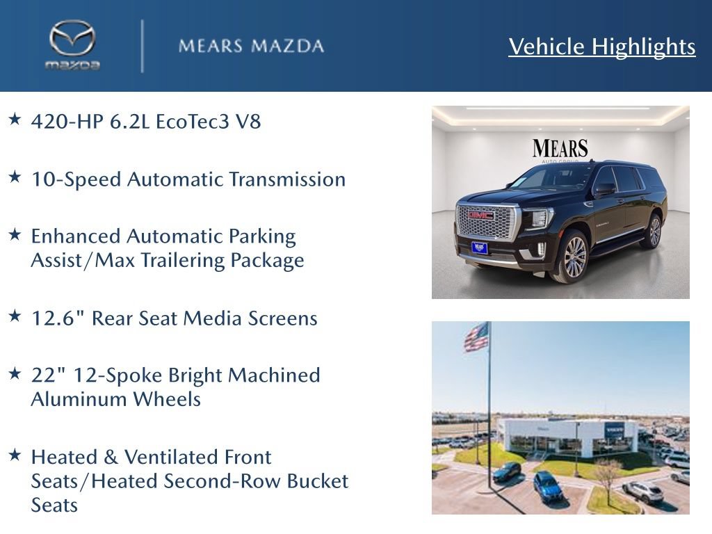 Used 2024 GMC Yukon XL Denali w/ Advanced Technology Package AWD/4WD image 2