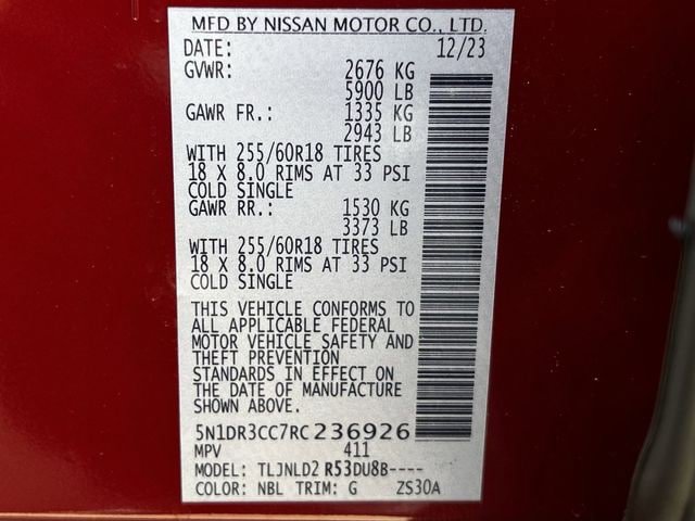 Used 2024 Nissan Pathfinder SL AWD/4WD image 35