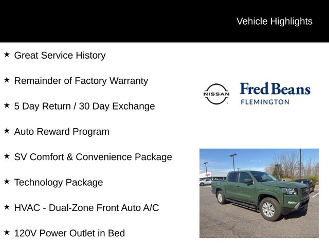 Certified 2022 Nissan Frontier SV image 5