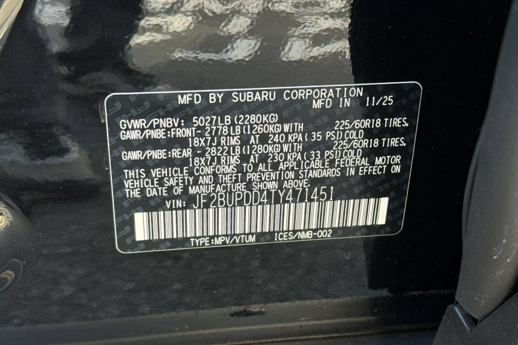 New 2026 Subaru Outback Limited AWD/4WD image 35
