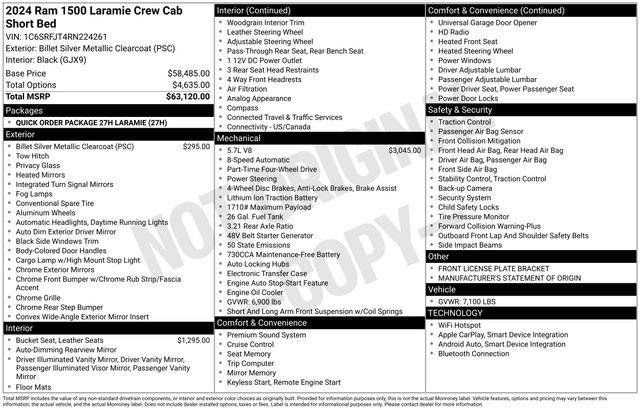 Used 2024 RAM 1500 Laramie image 23