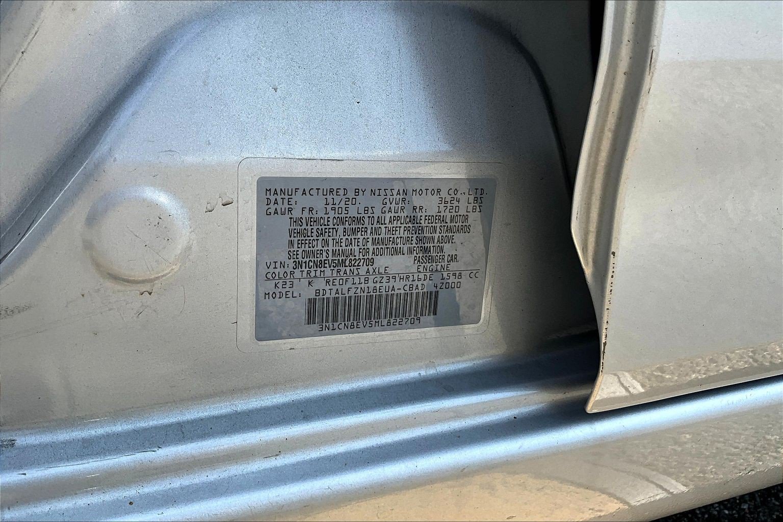 Used 2021 Nissan Versa SV FWD image 34