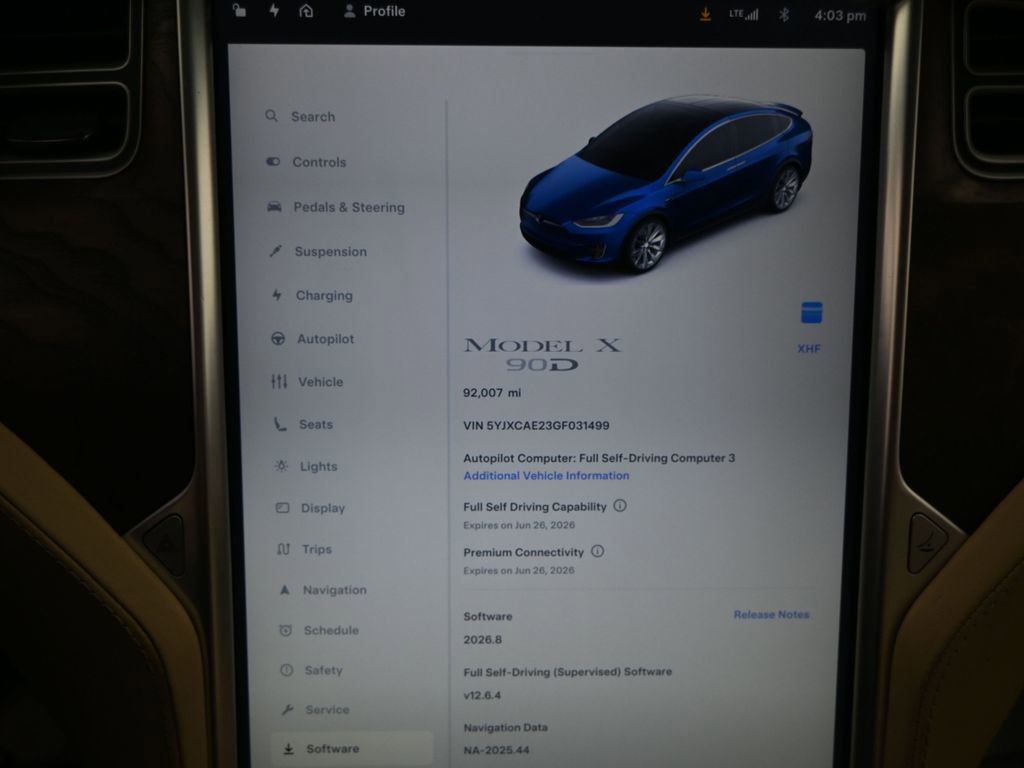 Used 2016 Tesla Model X 90D image 15