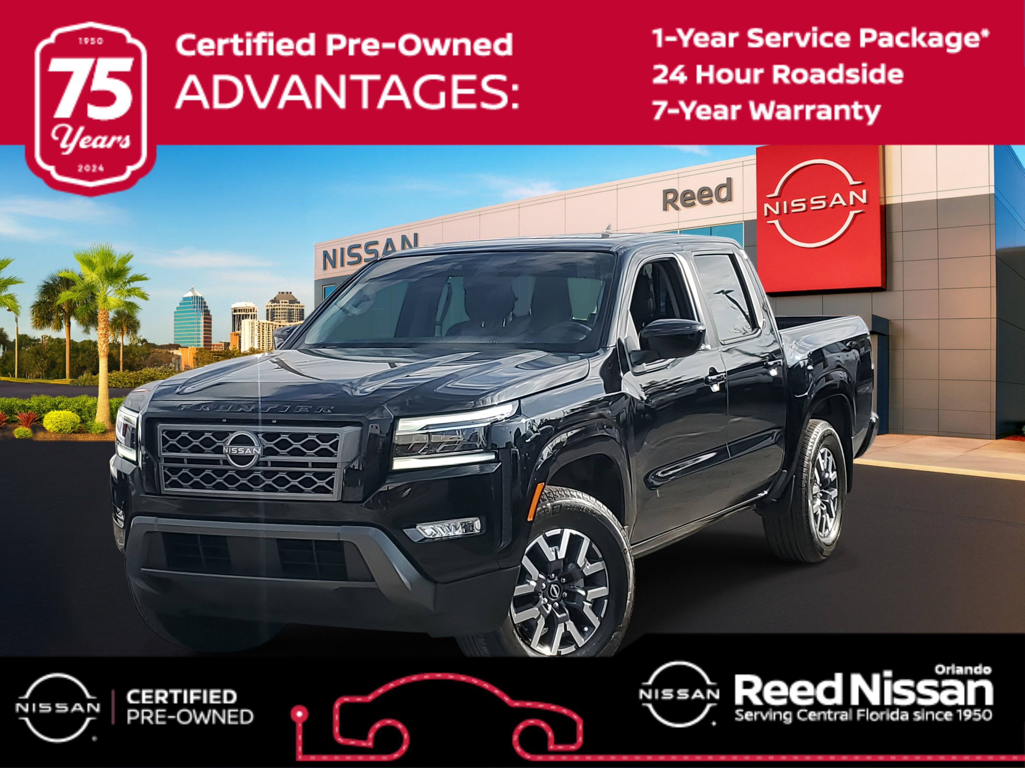 Certified 2024 Nissan Frontier SL w/ Technology Package