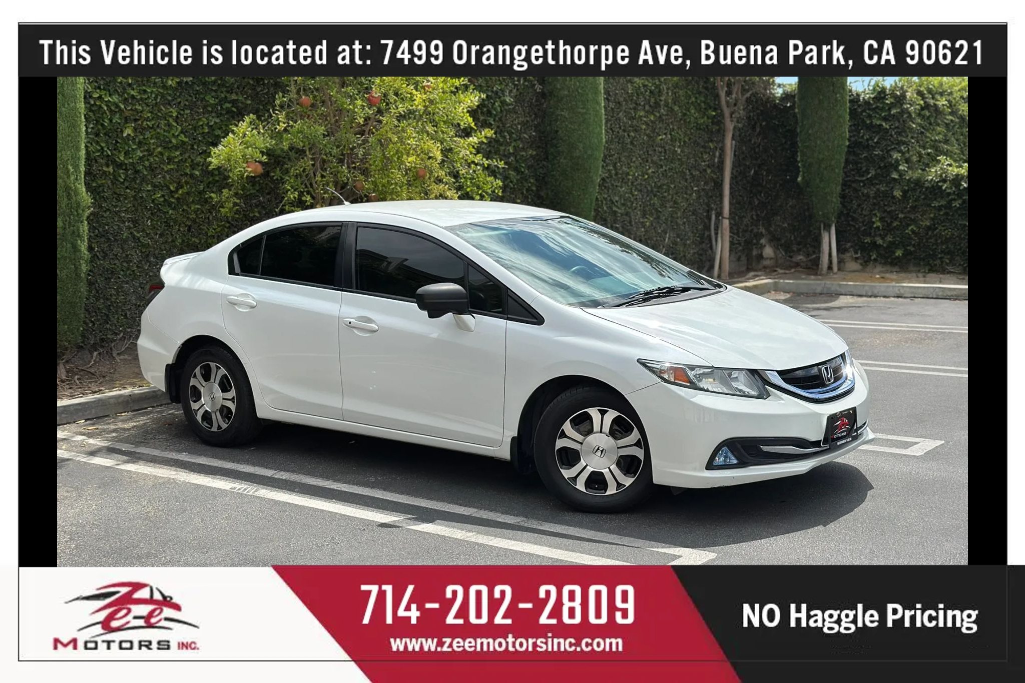 Used 2015 Honda Civic Hybrid Sedan