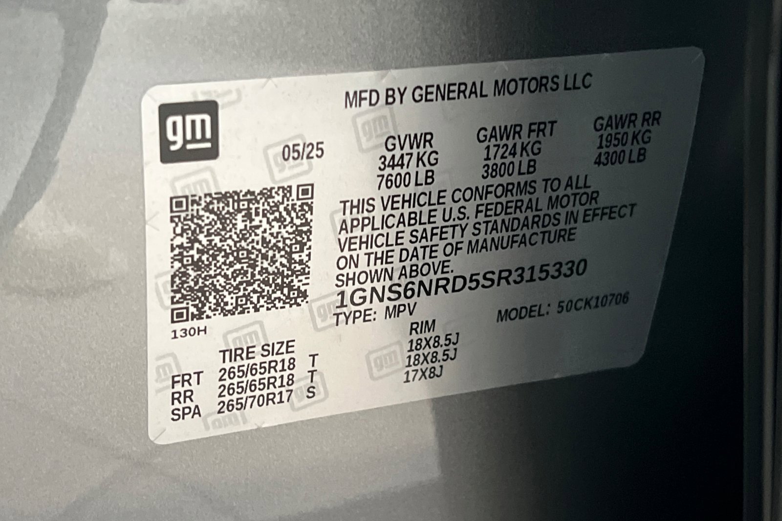 New 2025 Chevrolet Tahoe LT image 27