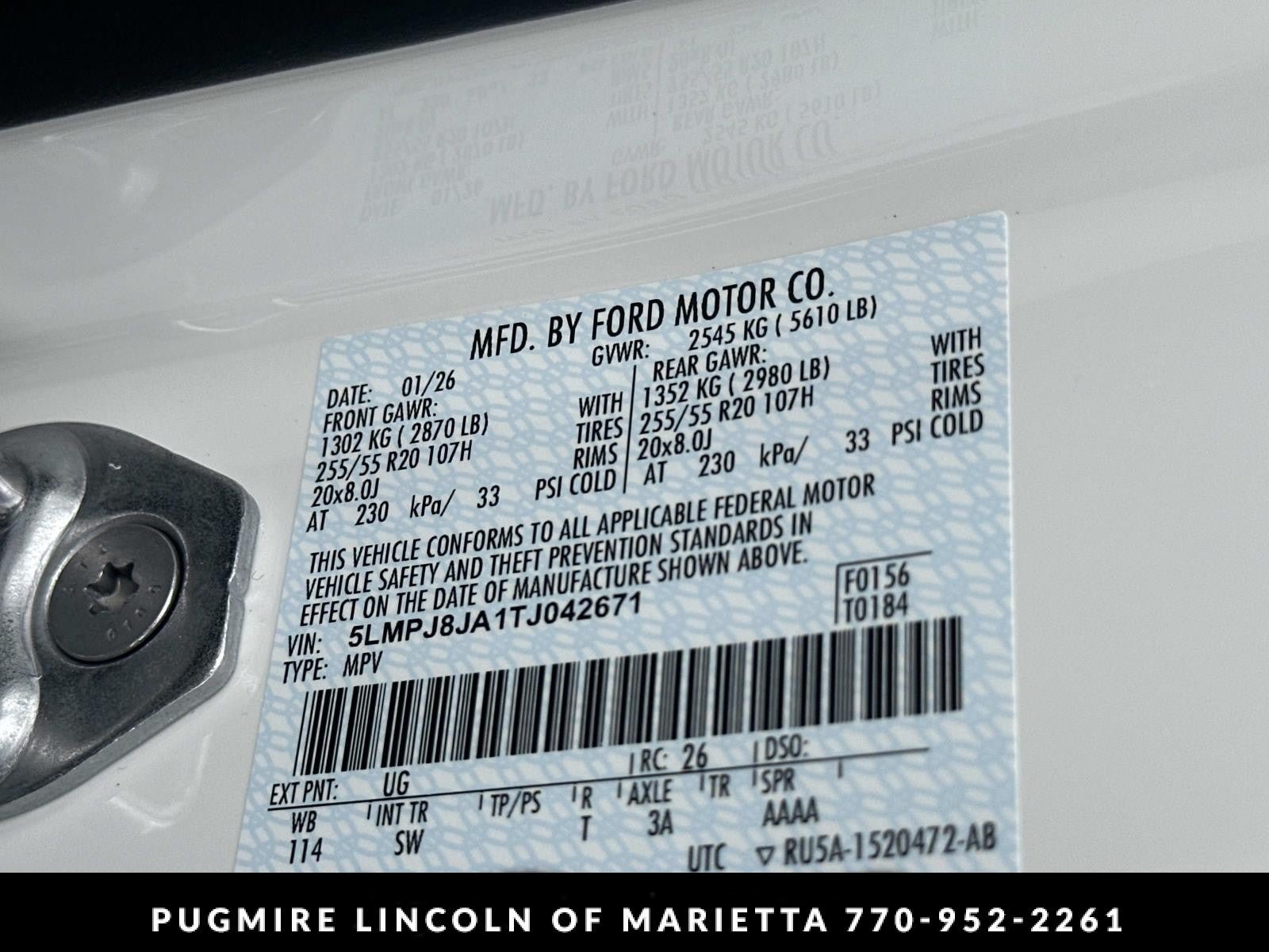 New 2026 Lincoln Nautilus Premier w/ Equipment Group 102A AWD/4WD image 38