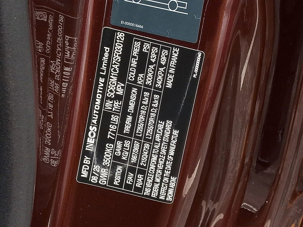 New 2025 INEOS Grenadier Fieldmaster Edition image 12