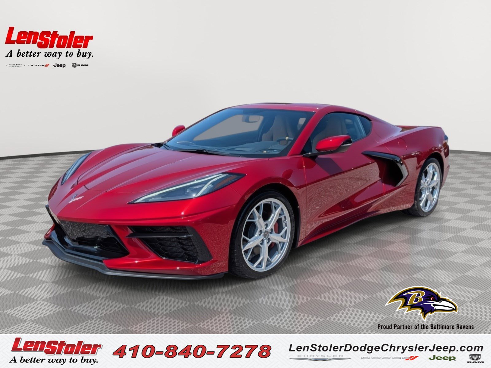 Used 2023 Chevrolet Corvette Stingray Preferred Cpe w/ Chrome Exterior Badge Package