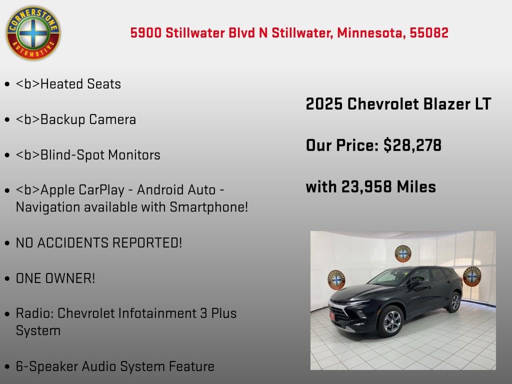 Used 2025 Chevrolet Blazer LT AWD/4WD image 5